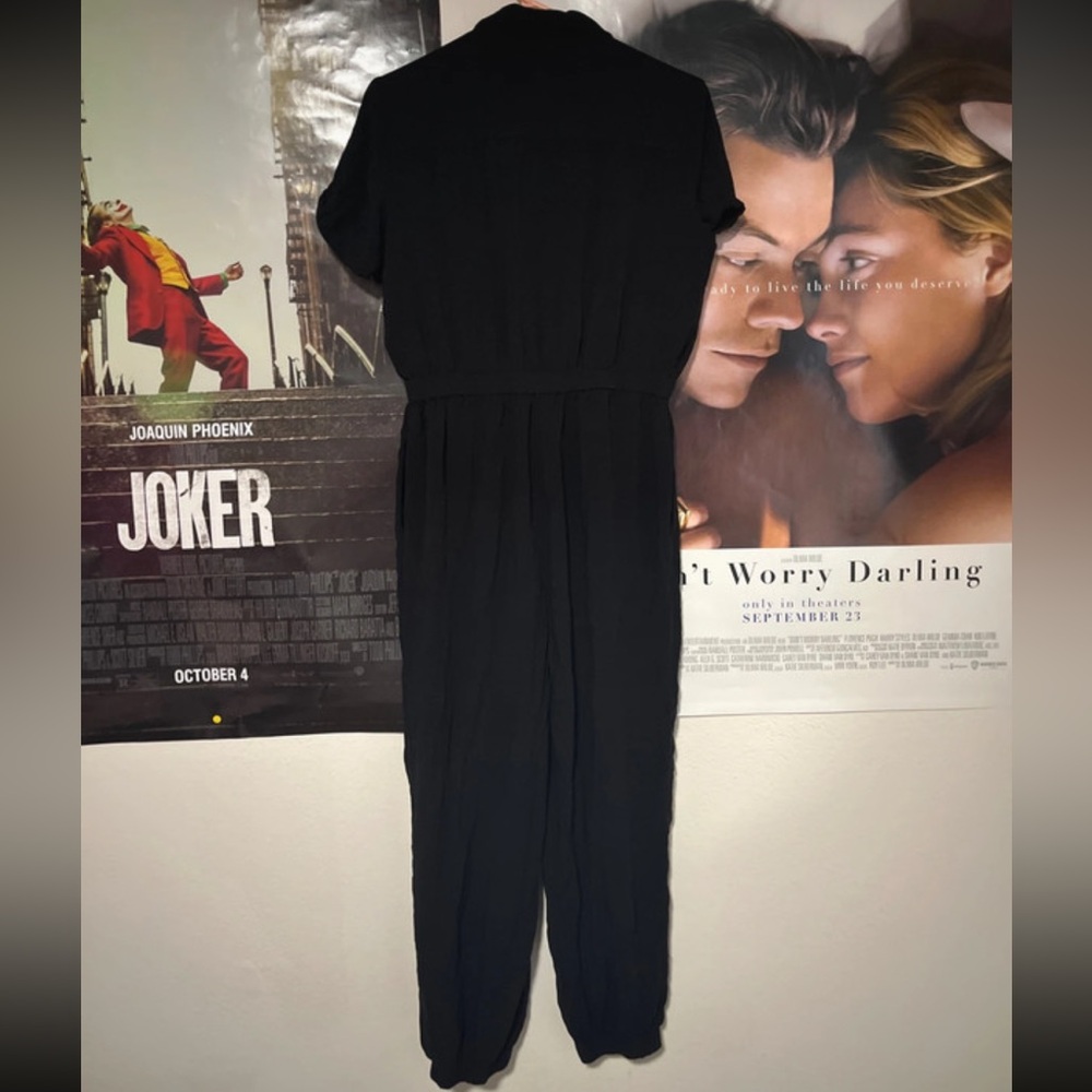 Wild Fable Black Button-Up Jumpsuit - Picture 3 of 4